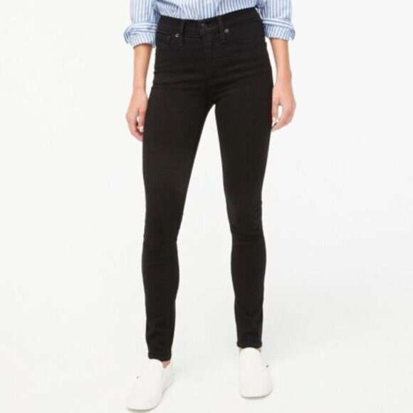 J. Crew Denim - 🔥 3/$15 🔥J. Crew High Rise Skinny Jeans Stretch Black Back to School Grunge 26